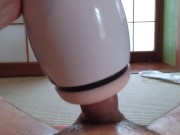 Preview 1 of Amazing Japanese blowjob toy olily sloppy noisy suck and cumshot