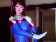 Preview 1 of Overwatch Futa - D.Va and Ashe passionate sex