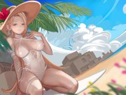 Preview 2 of Isekai Quest - Part 1 Sexy Girl On The Beach Chilling By HentaiSexScenes