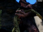 Preview 4 of Argonian takes care of her pet troll