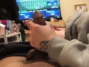 Preview 1 of sucking his dick while he plays video games (onlyfans @halliebaker)