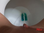 Preview 5 of HD Cute AMATEUR BABE Pissing Strong Stream And FARTING/Female POV