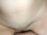 Preview 2 of hot teen closeup fucking creamy pussy