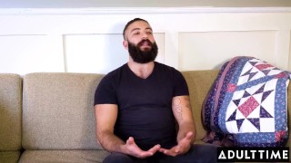 ADULT TIME - Trans Stud Trip Richards Savors Bear Partner's Huge Cock