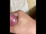 Preview 5 of Masturbation while drinking. Even though it's premature ejaculation, it's nice to have a lot of hand