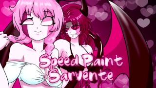 Speed Paint - Sarvente in swimsuit