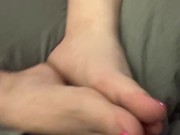 Preview 6 of Can I suck my own toes? Perfect pink pedicured feet