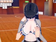 Preview 1 of [Hentai Game Koikatsu!] Big tits Expressionless schoolgirl  is rubbed with her boobs. And sex. Anime