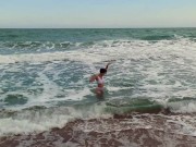 Preview 1 of We Fucked Out In The Open On a Nude Beach