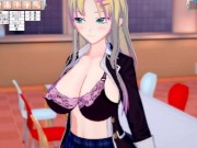 Preview 1 of 【エロゲーコイカツ！】爆乳セクシー「聖花オリキャラ)」のおっぱい揉みまくりH！(巨乳アニメ3DCG動画)[Hentai Game Koikatsu! ](Anime 3DCG video)