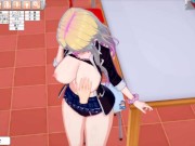 Preview 3 of 【エロゲーコイカツ！】爆乳セクシー「聖花オリキャラ)」のおっぱい揉みまくりH！(巨乳アニメ3DCG動画)[Hentai Game Koikatsu! ](Anime 3DCG video)