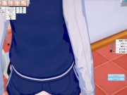 Preview 6 of 【エロゲーコイカツ！】爆乳セクシー「聖花オリキャラ)」のおっぱい揉みまくりH！(巨乳アニメ3DCG動画)[Hentai Game Koikatsu! ](Anime 3DCG video)