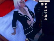 Preview 1 of 【Hentai Game Ai Shoujyo 】Big tits blonde Gal office worker is rubbed boobs. And sex. (Anime 3DCG