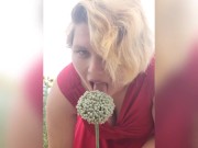 Preview 1 of FARMERS DAUGHTER CUMMING OUT IN THE SUNFLOWER FIELD. OUTDOORS!