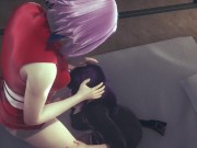 Preview 4 of [NARUTO] Sakura growed massive futa cock and banged Hinata (3D PORN 60 FPS)
