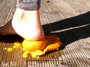 Preview 6 of Orange Juice Squished by her Sweet Feet