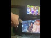 Preview 1 of Watching Anime while I jack off to porn