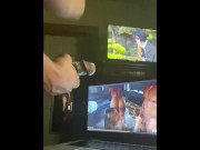Preview 5 of Watching Anime while I jack off to porn