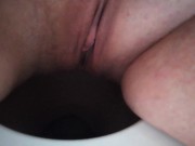 Preview 3 of PISS-A-THON: Big Tits MILF Pissing on Toilet