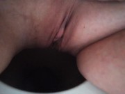 Preview 5 of PISS-A-THON: Big Tits MILF Pissing on Toilet
