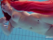 Preview 6 of Big tits big ass tattoos Katrin Privsem underwater