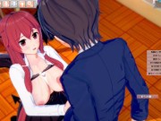 Preview 4 of [Hentai Game Koikatsu! ] Sex s Re nula Velké kozy Koakuma. 3DCG Erotické anime video.