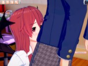 Preview 5 of [Hentai Game Koikatsu! ] Sex s Re nula Velké kozy Koakuma. 3DCG Erotické anime video.