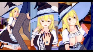 [Hentai Game Koikatsu! ]Have sex with Touhou Big tits Marisa Kirisame. 3DCG Erotic Anime Video.