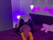 Preview 6 of Latex Sissy Drone Pillow Humping