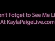 Preview 1 of Masturbation Compilation! Hottest Clips Of Big Booty Cougar Kayla Paige!