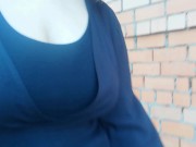 Preview 1 of Public Flashing on the Street on the Road