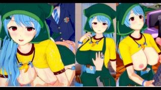 [Hentai Game Koikatsu! ]Have sex with Touhou Big tits Keiki Haniyasushin.3DCG Erotic Anime Video.