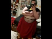 Preview 5 of needy ftm femboy asks you to fuck his tits