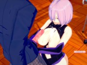 Preview 4 of [Hentai Game Koikatsu! ]Have sex with Fate Big tits Mashu Kyrielight.3DCG Erotic Anime Video.