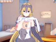 Preview 2 of [Hentai Game Koikatsu! ]Have sex with Fate Big tits Jeanne d'Arc.3DCG Erotic Anime Video.