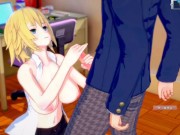 Preview 4 of [Hentai Game Koikatsu! ]Have sex with Fate Big tits Jeanne d'Arc.3DCG Erotic Anime Video.
