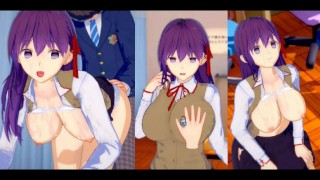 [Hentai Game Afterschool Tag Play video(motion anime game)]