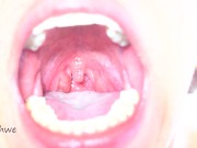 Preview 2 of delicious wide open mouth with lots of saliva