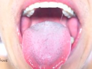 Preview 4 of delicious wide open mouth with lots of saliva
