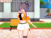 Preview 1 of [Hentai Game Koikatsu! ]Have sex with Big tits Vtuber Natsuiro Matsuri.3DCG Erotic Anime Video.