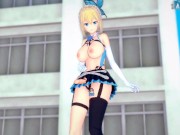 Preview 2 of [Hentai Game Koikatsu! ]Have sex with Big tits Vtuber Mirai Akari.3DCG Erotic Anime Video.