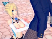 Preview 4 of [Hentai Game Koikatsu! ]Have sex with Big tits Vtuber Mirai Akari.3DCG Erotic Anime Video.