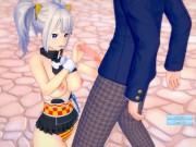 Preview 3 of [Hentai Game Koikatsu! ]Have sex with Big tits Vtuber Kaguya Luna.3DCG Erotic Anime Video.