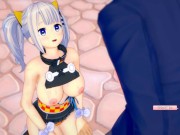 Preview 6 of [Hentai Game Koikatsu! ]Have sex with Big tits Vtuber Kaguya Luna.3DCG Erotic Anime Video.