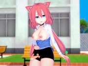 Preview 2 of [Hentai Game Koikatsu! ]Have sex with Big tits Vtuber Nekomiya Hinata.3DCG Erotic Anime Video.