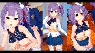 [Hentai Game Koikatsu! ]Have sex with Big tits Vtuber Tenjin Kotone.3DCG Erotic Anime Video.