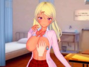 Preview 1 of [Hentai Game Koikatsu! ]Have sex with Big tits Vtuber Oga Saki.3DCG Erotic Anime Video.