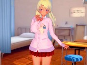 Preview 2 of [Hentai Game Koikatsu! ]Have sex with Big tits Vtuber Oga Saki.3DCG Erotic Anime Video.