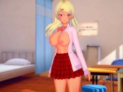 Preview 3 of [Hentai Game Koikatsu! ]Have sex with Big tits Vtuber Oga Saki.3DCG Erotic Anime Video.
