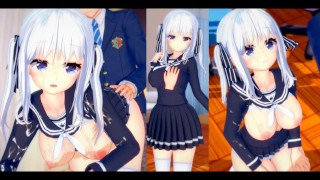 [Hentai Game Koikatsu! ]Have sex with Big tits Vtuber Yuki Shirane.3DCG Erotic Anime Video.